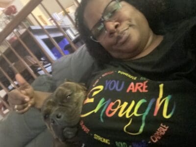 Fun loving American Bully in need of new home