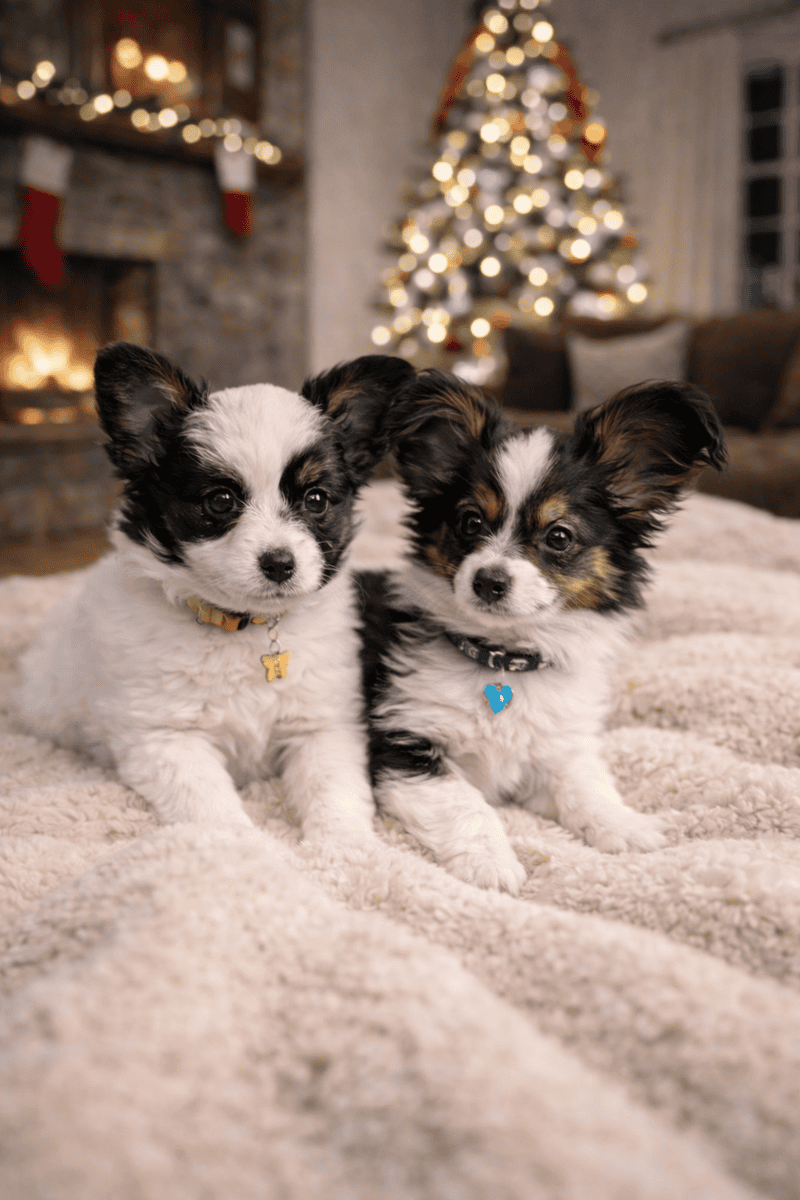 Locked and loaded Papillon Pups image 6