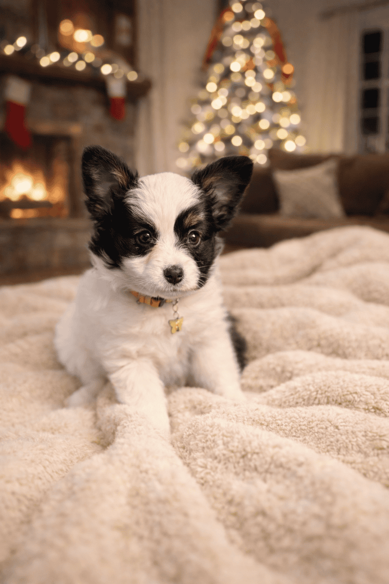 Locked and loaded Papillon Pups image 2