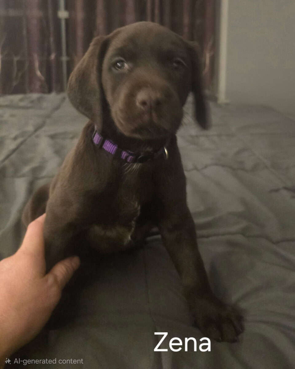Silver lab /german wired pointer mix image 11