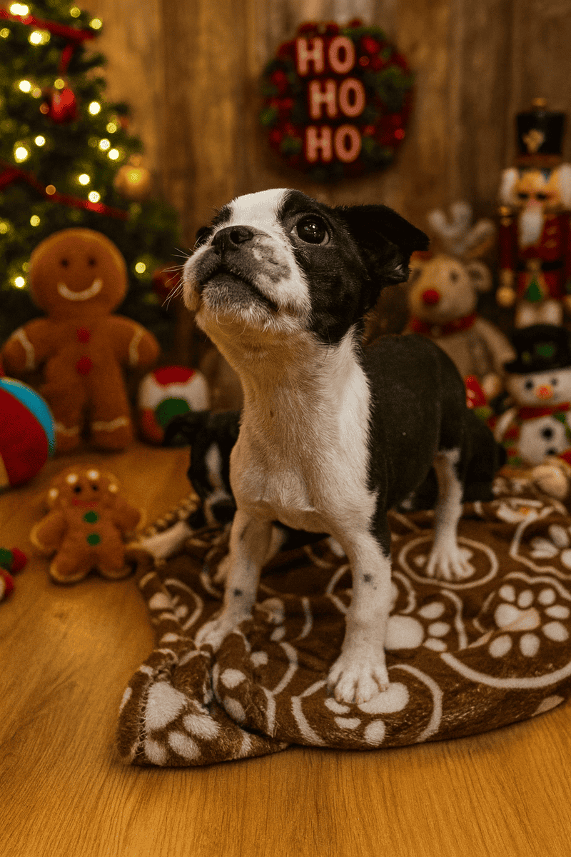 Boston Terrier Pup-Ready for Christmas! 🎄 image 9
