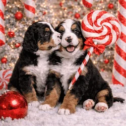 3 Week Old Hyper Allergenic Bernedoodle Puppies