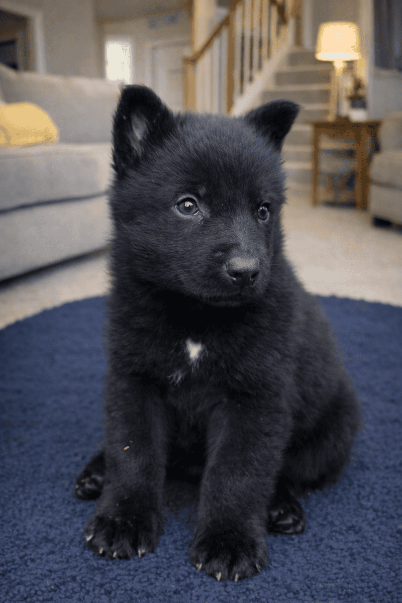 AKC Black German Shepherd image 1