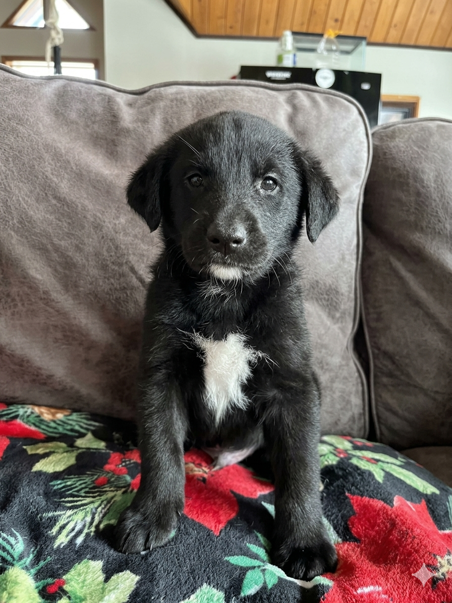Lab/White husky mix puppies image 4