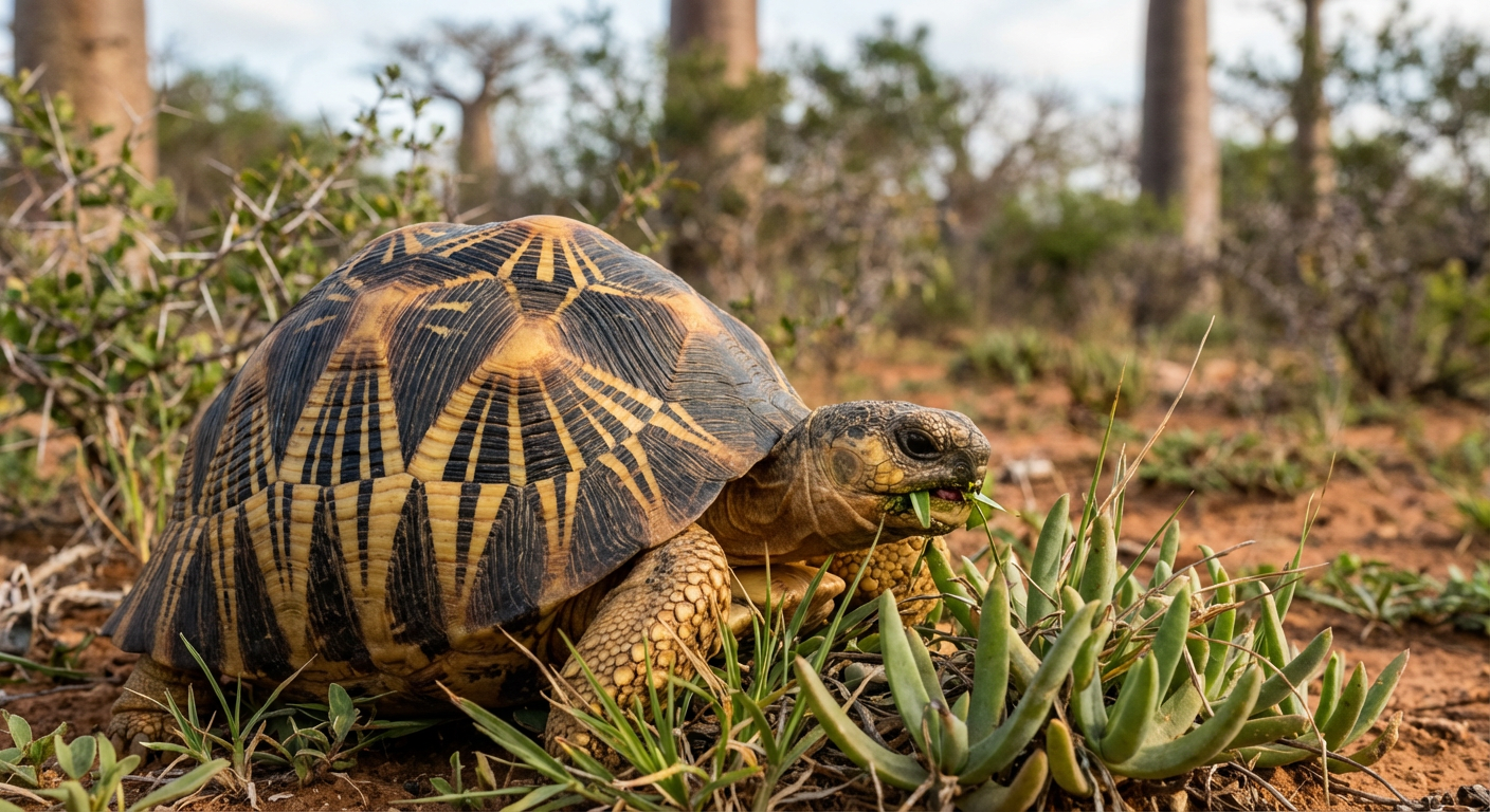 Sub-Adult Radiated Tortoise needs a new home image 1