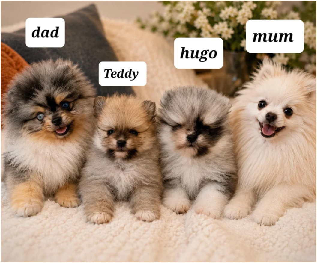 Pomeranian Unique colour image 1