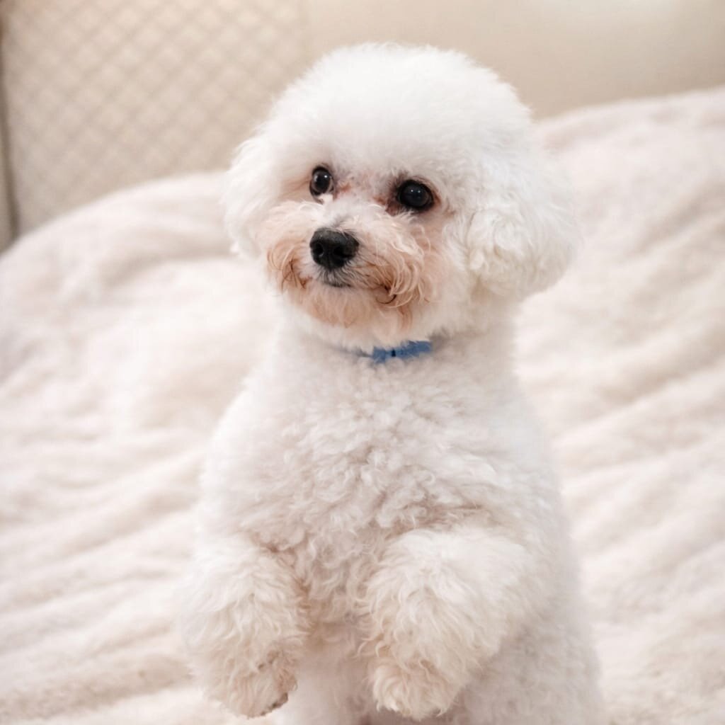 5 bichpoo puppies image 4