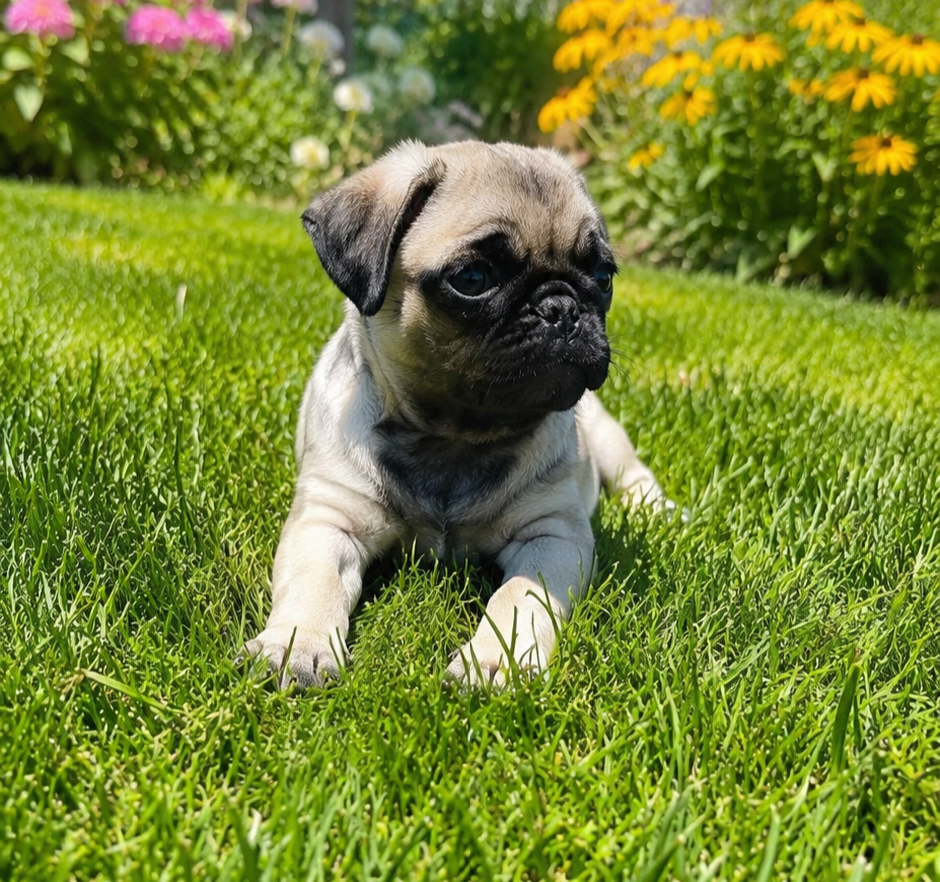 Ellie Fawn Female Pug Puppy image 1