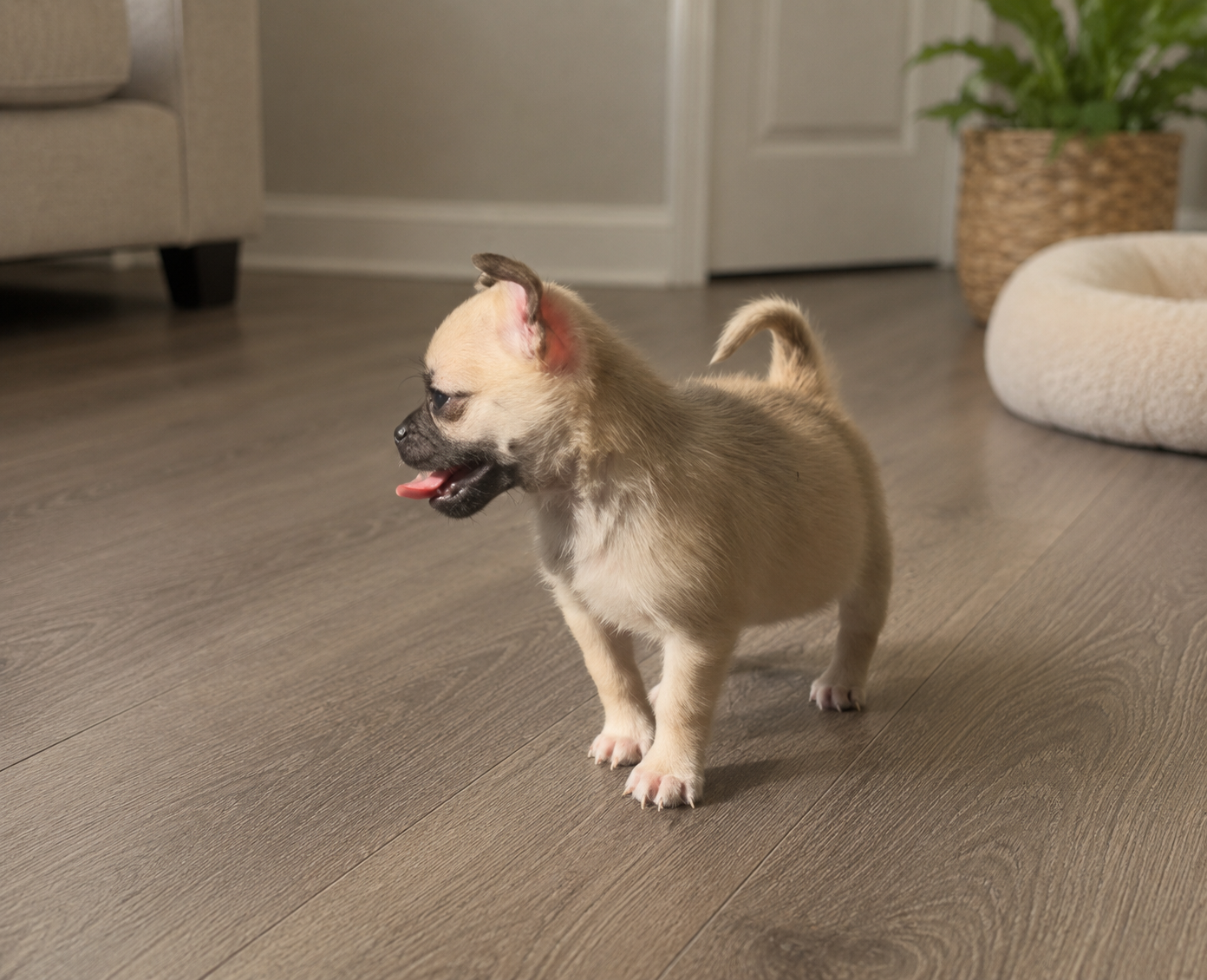 Tiny adorable puppy image 2