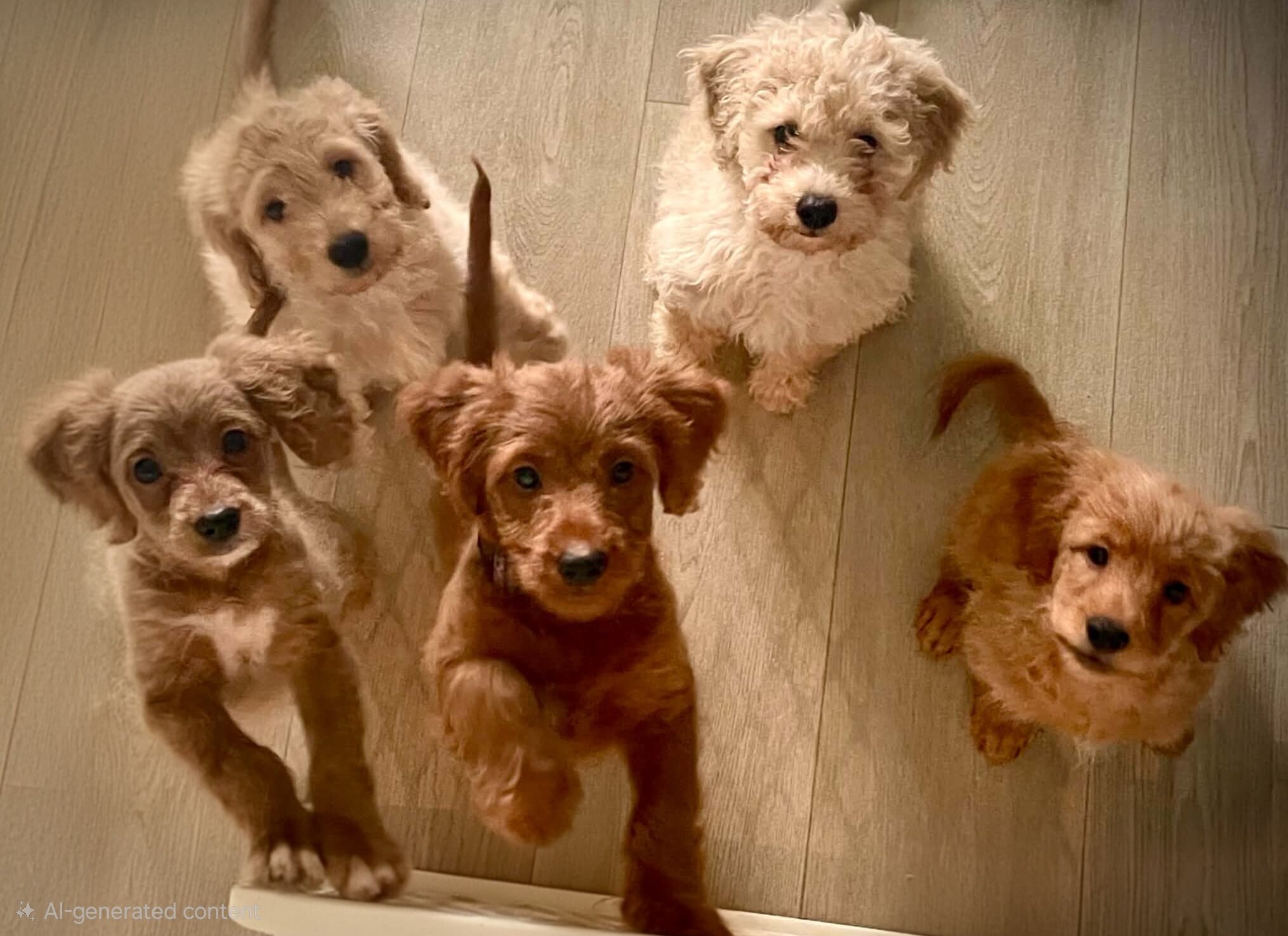 10-week Golden Cavapoo (Male) image 2