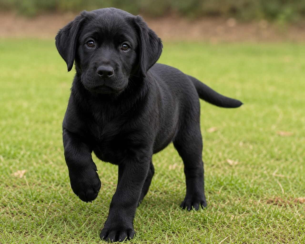 Labrador Retriever Puppy 10 weeks old Fluffy Male image 3