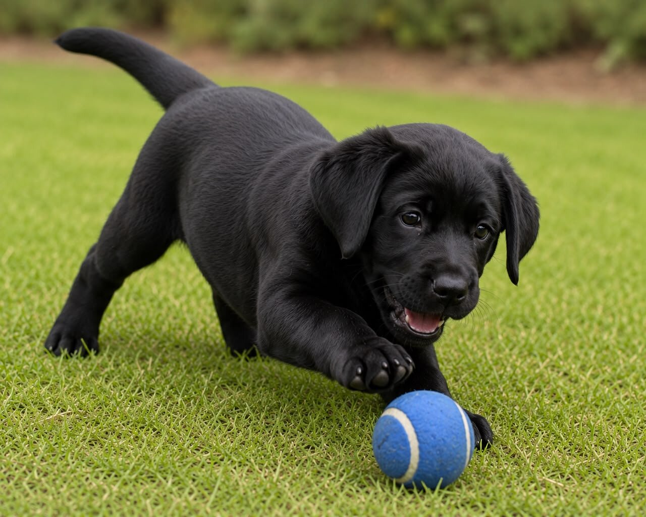 Labrador Retriever Puppy 10 weeks old Fluffy Male image 1