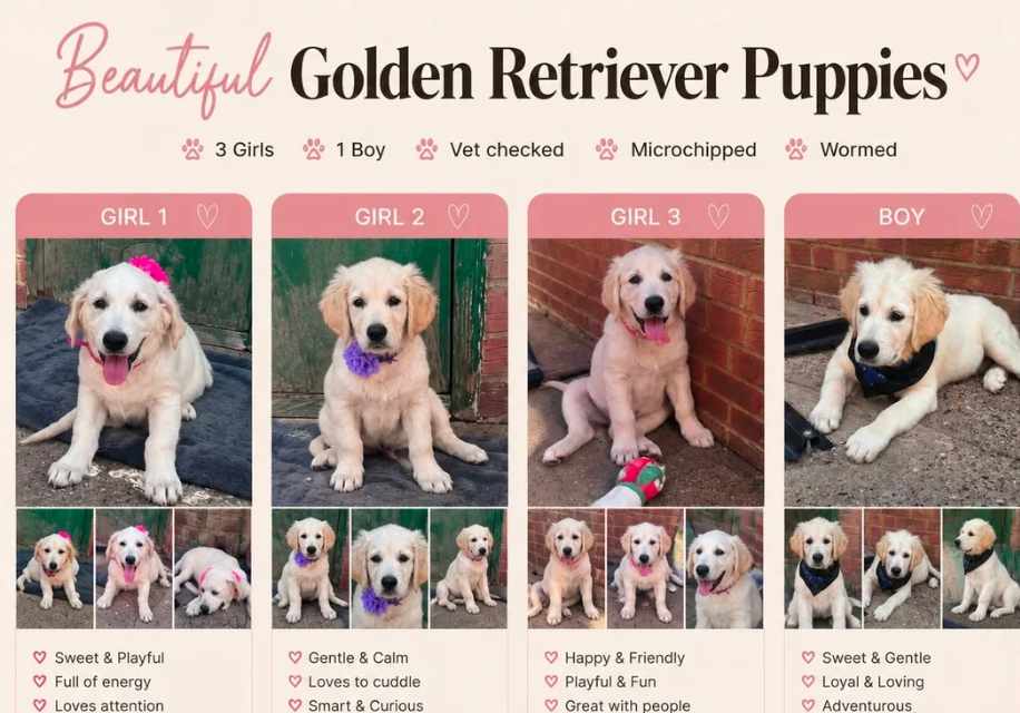 Beautiful Golden Retriever puppies image 2