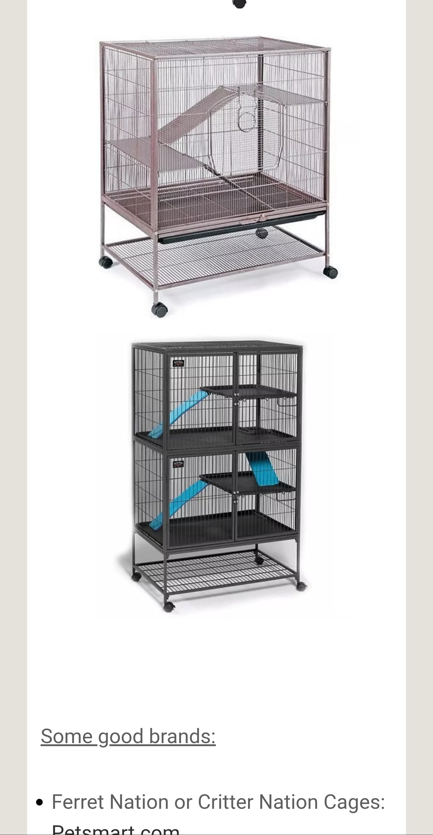 Chinchilla/Ferret cages and more image 1