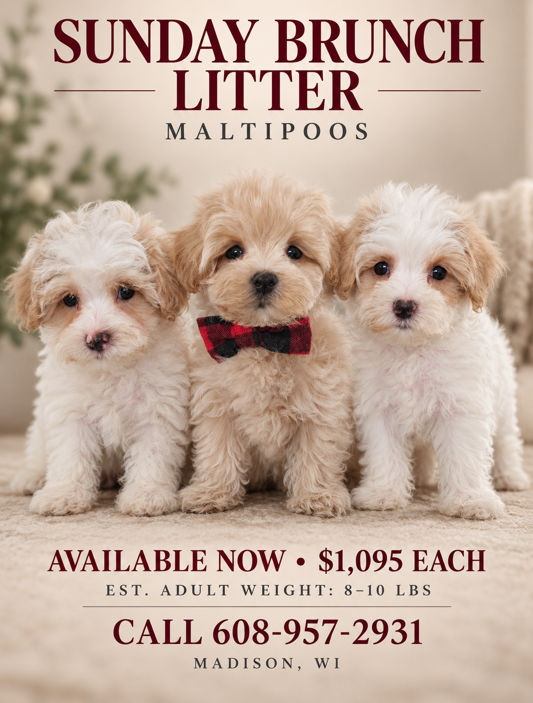 Gorgeous Toy Maltipoo (Maltese & Poodle) Puppies image 3