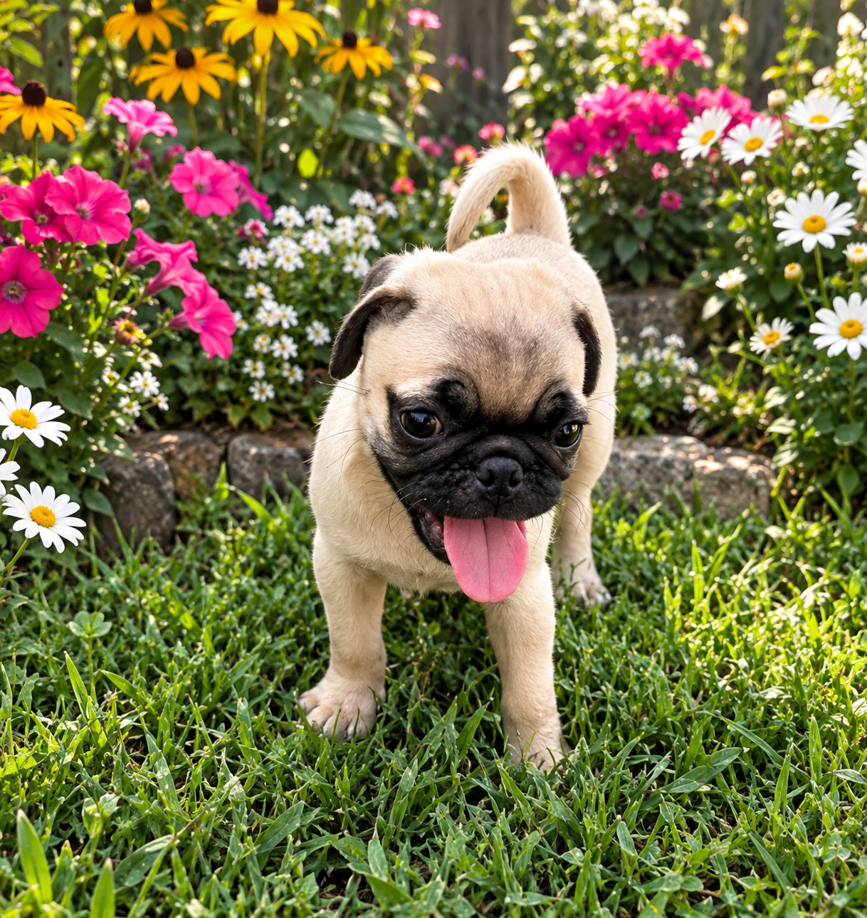Lily Fawn Girl Pug Puppy image 1