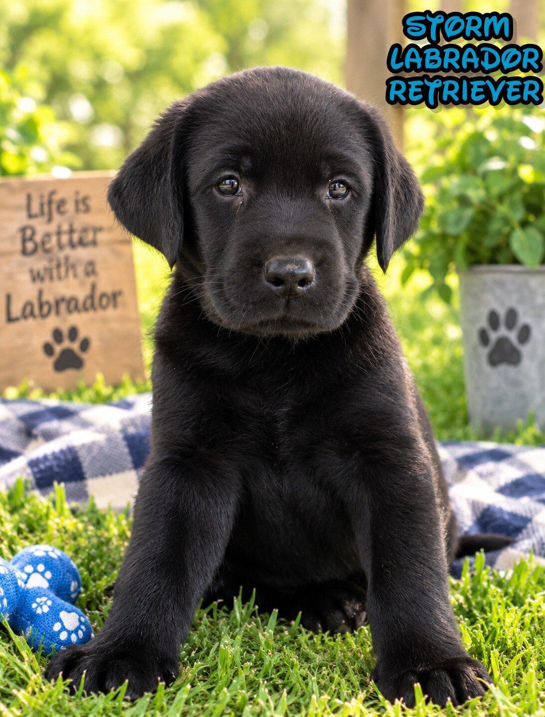 Storm Male AKC Labrador Retriever image 1