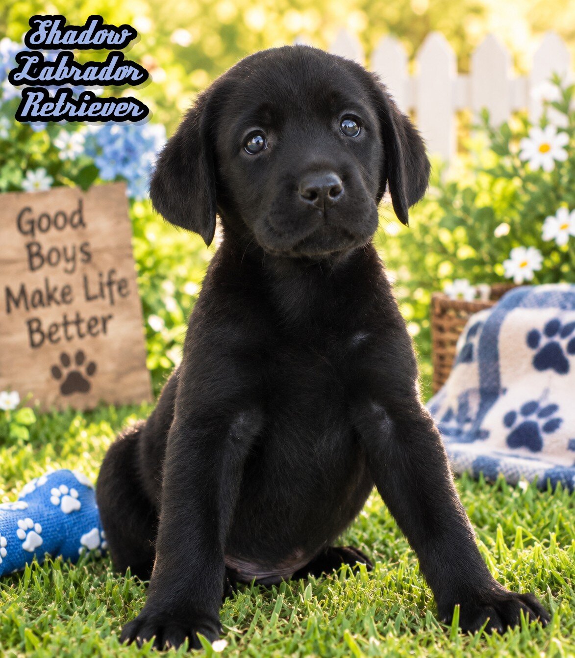 Shadow Male AKC Labrador Retriever image 1