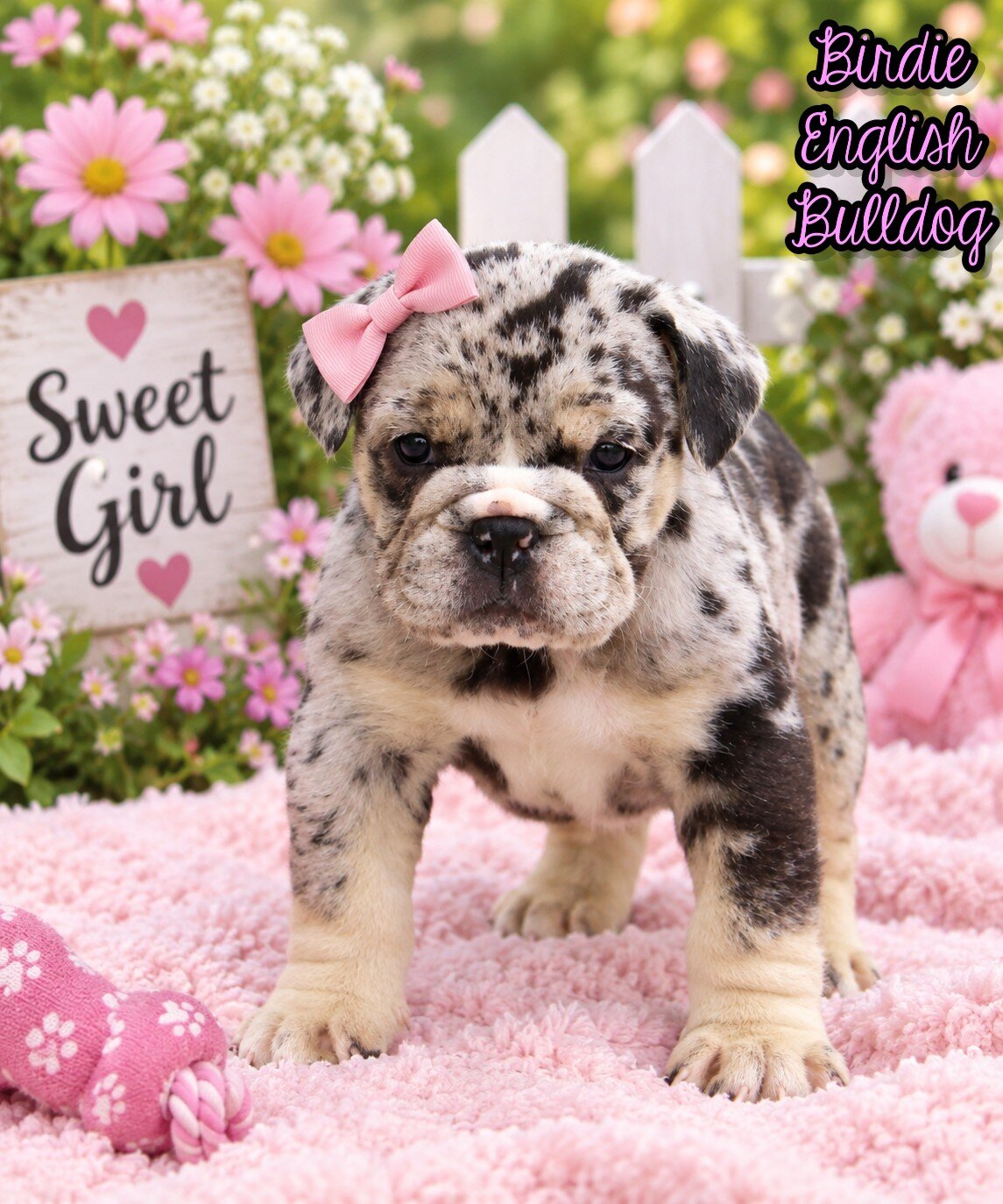 Birdie Female English Bulldog image 1