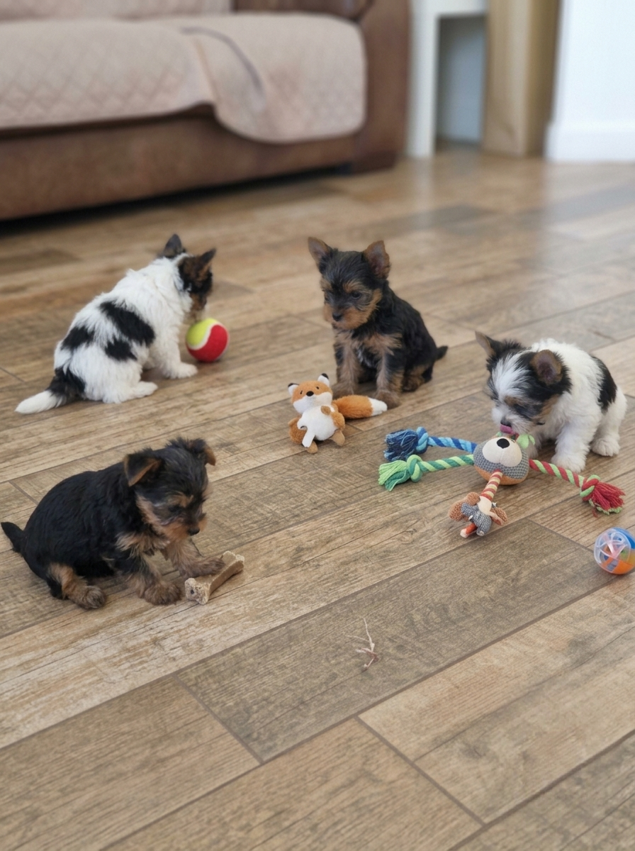 11 weeks Yorkies puppy. image 2