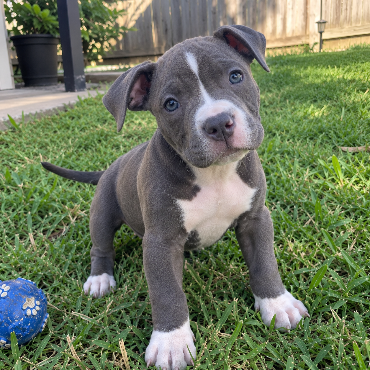 A 10 week old pitbull puppy image 3