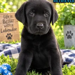 Storm Male AKC Labrador Retriever