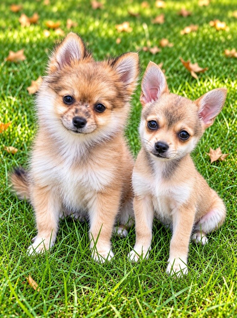 Pom-chi puppies image 1