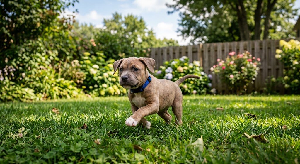 10 week old pit bull puppy image 1