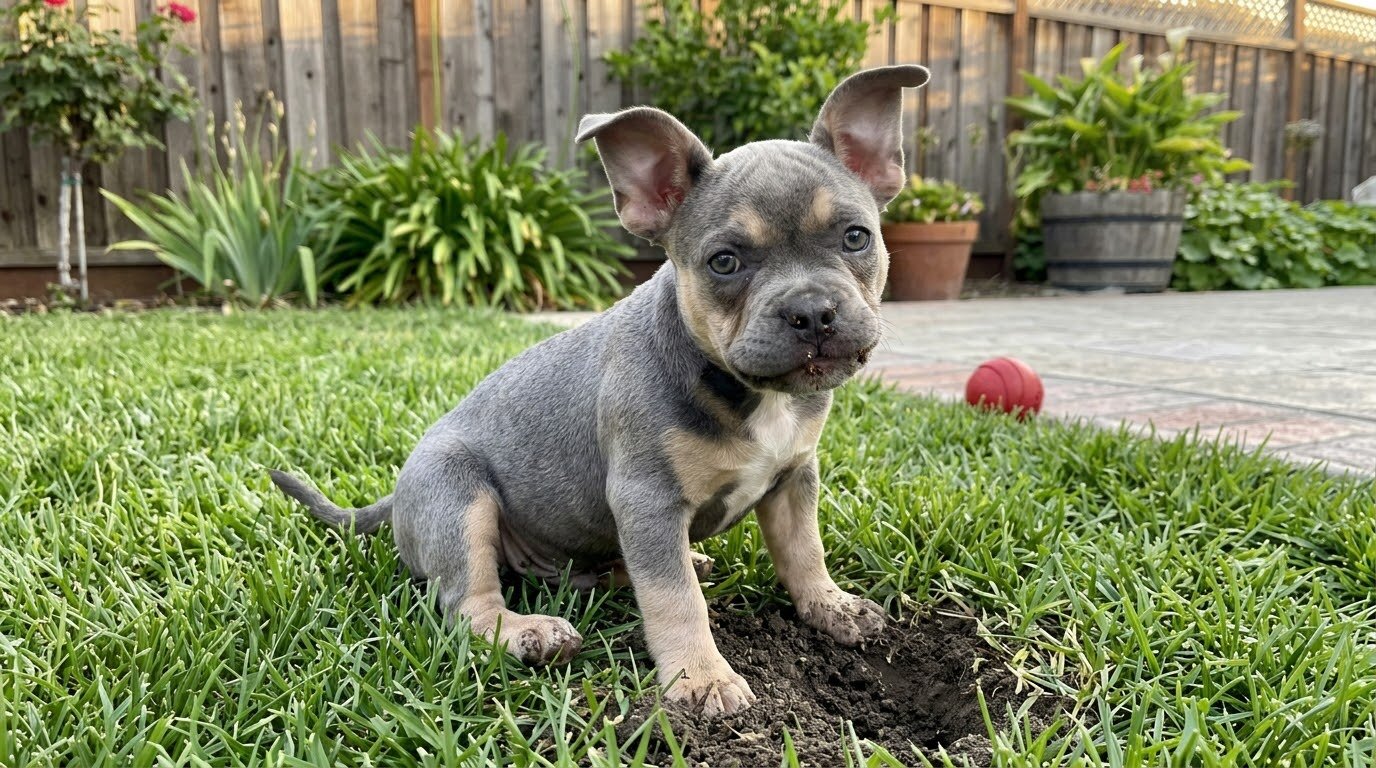 Adorable 10-Week-Old French Pitbull Puppy image 2