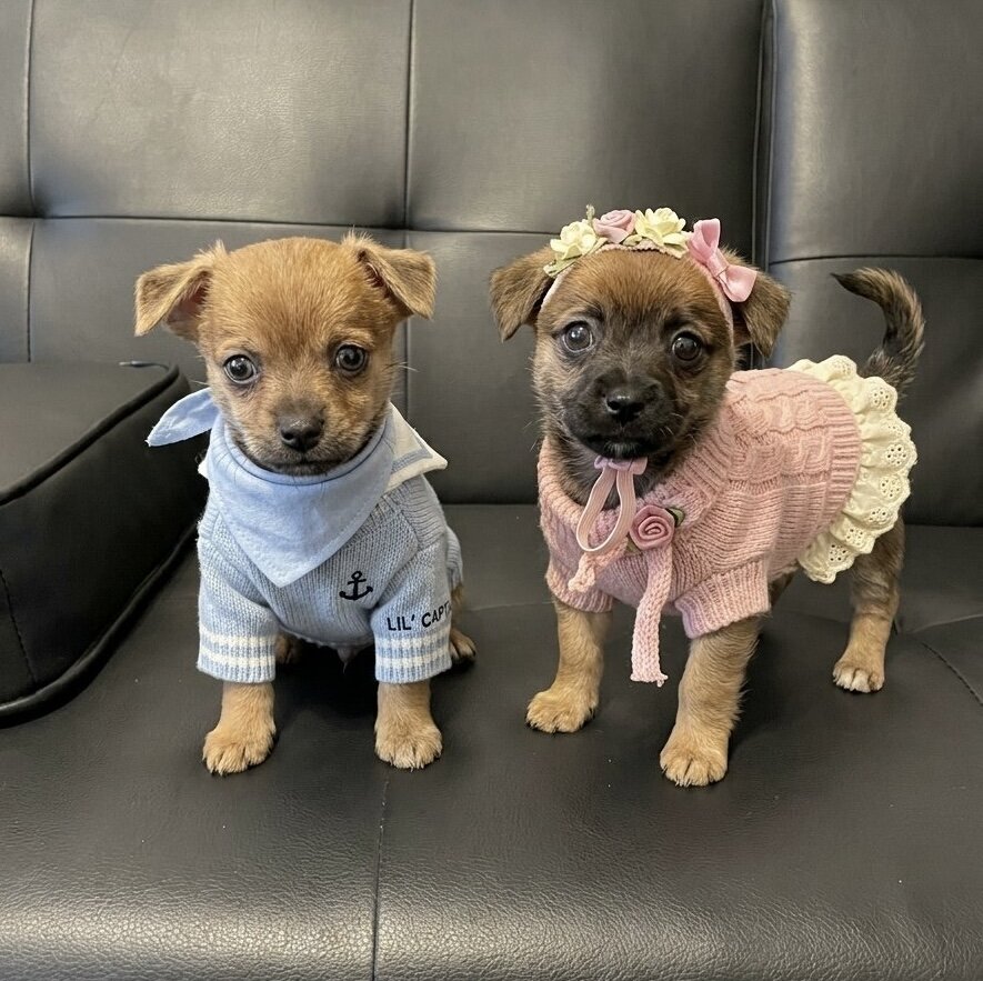 Chihuahua mix pups image 1