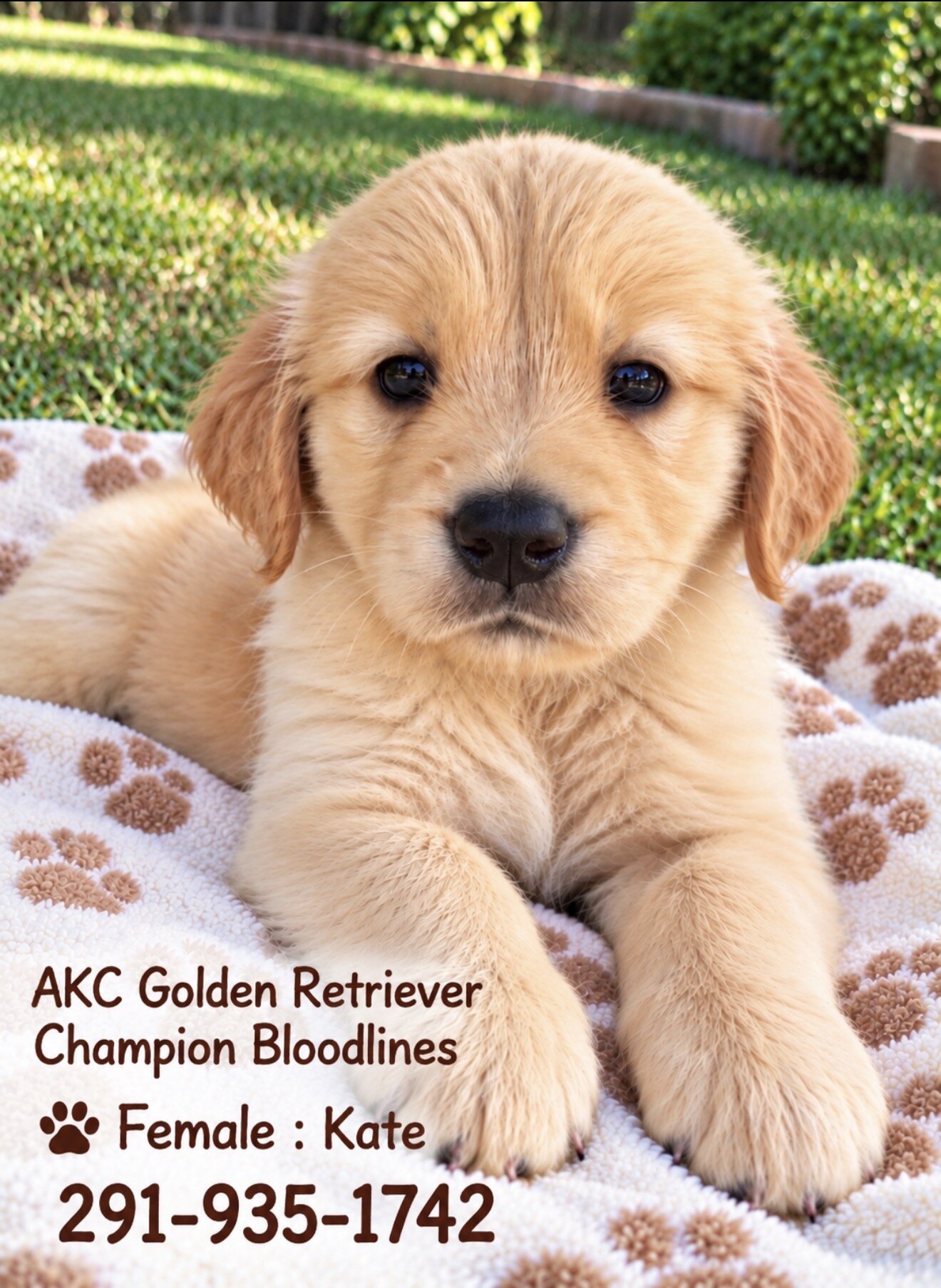 AKC Golden Retriever - Champion Bloodlines image 1