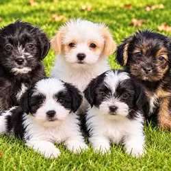Shih-Poo puppies