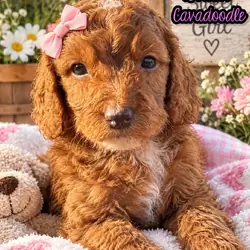 Ka-Mocha Female Golden Cavadoodle