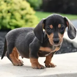 12-Week-Old Miniature Dachshund Puppies